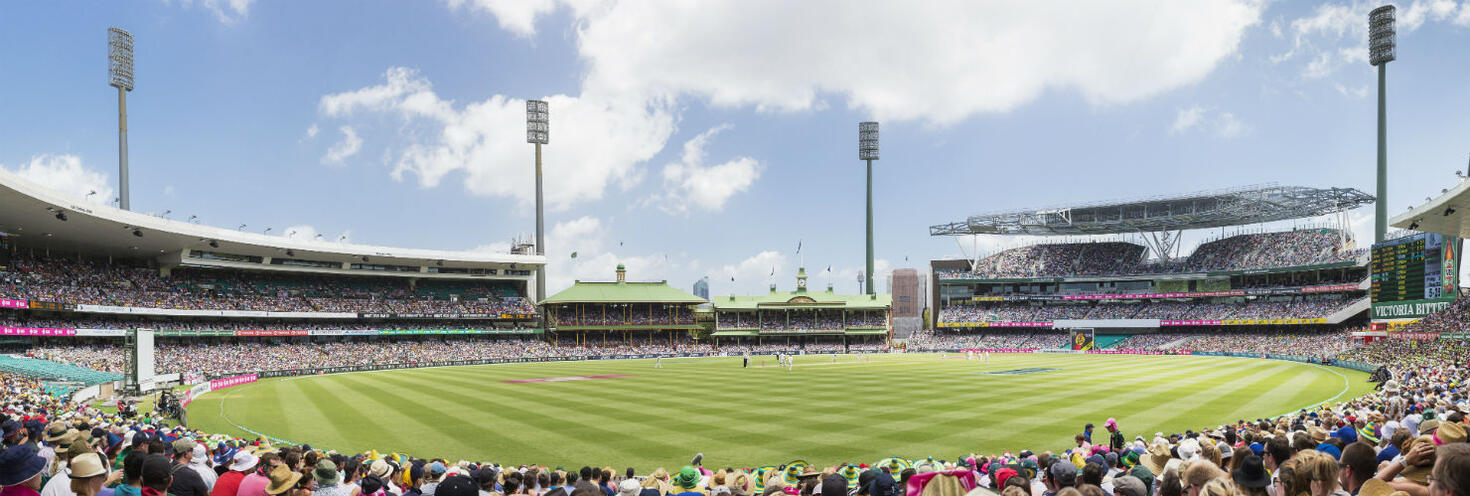 Sydney Cricket Ground (SCG) with crowded audience